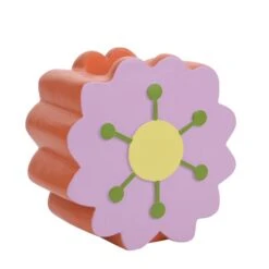 Set Of 2 Raspberry Blossom Flower Candlestick Holders -Home Luxe Studio 30903305 alt04