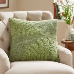 Churchgate Fawsley Fern Square Cushion -Home Luxe Studio 30903671