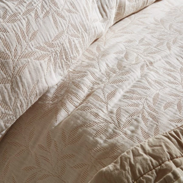 Kingham Leaves Cream Duvet Cover And Pillowcase Set 21 Kingham Leaves Cream Duvet Cover And Pillowcase Set - Image 19