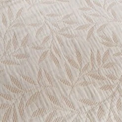 Kingham Leaves Cream Duvet Cover And Pillowcase Set 34 Kingham Leaves Cream Duvet Cover And Pillowcase Set -Home Luxe Studio 30904205 alt04