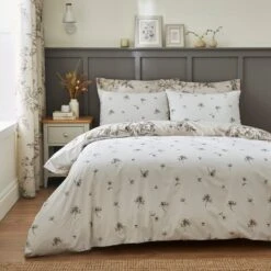 Bridget Etched Floral Natural Duvet Cover And Pillowcase Set 38 Bridget Etched Floral Natural Duvet Cover And Pillowcase Set -Home Luxe Studio 30904239 alt02
