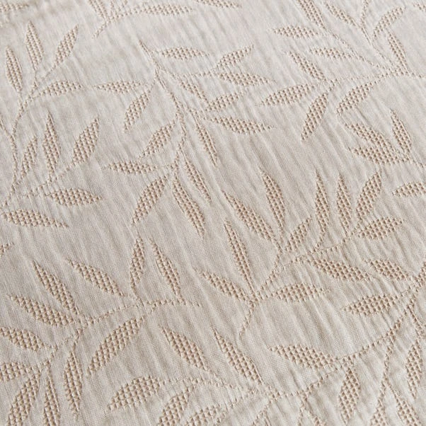 Kingham Leaves Cream Duvet Cover And Pillowcase Set 10 Kingham Leaves Cream Duvet Cover And Pillowcase Set - Image 8