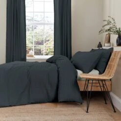 Emerson Waffle Duvet Cover And Pillowcase Set -Home Luxe Studio 30904294 alt05