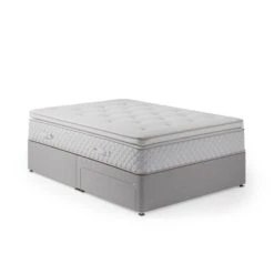 Fogarty Open Coil Memory Pillowtop Mattress And Divan Set, Faux Linen 31 Fogarty Open Coil Memory Pillowtop Mattress And Divan Set, Faux Linen -Home Luxe Studio 30904391 alt02