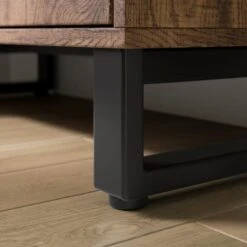 Freddie Low Bookcase, Rustic Wood Effect 14 Freddie Low Bookcase, Rustic Wood Effect -Home Luxe Studio 30904866 alt04