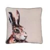 Meg Hawkins Hare Square Cushion With Wooden Buttons 1 Meg Hawkins Hare Square Cushion With Wooden Buttons -Home Luxe Studio 30904954