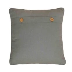 Meg Hawkins Hare Square Cushion With Wooden Buttons 5 Meg Hawkins Hare Square Cushion With Wooden Buttons -Home Luxe Studio 30904954 alt01