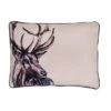 Meg Hawkins Stag Rectangular Cushion With Wooden Buttons 2 Meg Hawkins Stag Rectangular Cushion With Wooden Buttons -Home Luxe Studio 30904956