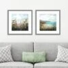 Set Of 2 Coastal Walk Framed Prints -Home Luxe Studio 30905891