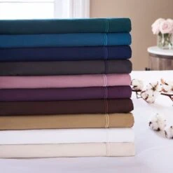 Dorma Cotton Sateen 800 Thread Count Flat Sheet 33 Dorma Cotton Sateen 800 Thread Count Flat Sheet -Home Luxe Studio 30906476 alt07