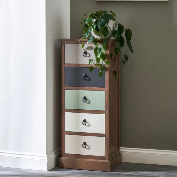 Pacific Loft 5 Drawer Chest, Pine 3 Pacific Loft 5 Drawer Chest, Pine