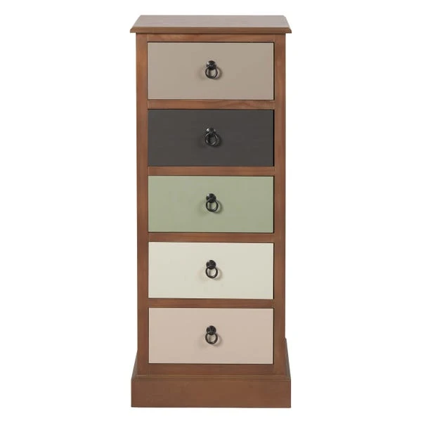 Pacific Loft 5 Drawer Chest, Pine 4 Pacific Loft 5 Drawer Chest, Pine - Image 2