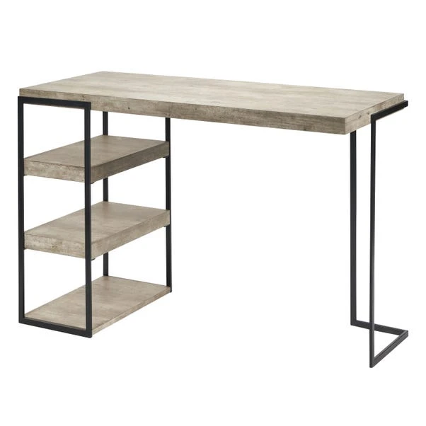 Jersey Desk, Concrete Effect 4 Jersey Desk, Concrete Effect - Image 2