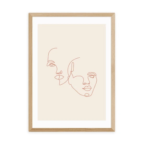 East End Prints Attached Faces Print By Sundry Society 16 East End Prints Attached Faces Print By Sundry Society - Image 14