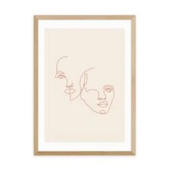 East End Prints Attached Faces Print By Sundry Society 27 East End Prints Attached Faces Print By Sundry Society -Home Luxe Studio 30907710 alt01