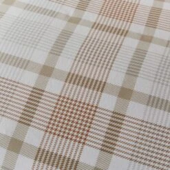 Grey Natural Check Brushed Cotton Duvet Cover And Pillowcase Set -Home Luxe Studio 30907865 alt04