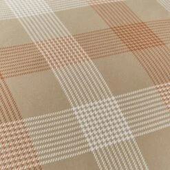 Grey Natural Check Brushed Cotton Duvet Cover And Pillowcase Set -Home Luxe Studio 30907865 alt05