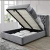 Ambassador Ottoman Bed Frame, Velvet 2 Ambassador Ottoman Bed Frame, Velvet -Home Luxe Studio 30908272