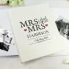 Personalised Mrs And Mrs Traditional Photo Album -Home Luxe Studio 30908327