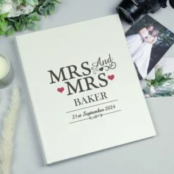 Personalised Mrs And Mrs Traditional Photo Album -Home Luxe Studio 30908327 alt01