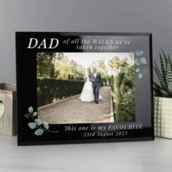 Personalised Of All The Walks Glass Wedding Frame -Home Luxe Studio 30908367 alt03
