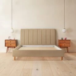 Silentnight Octavia Bed Frame, Woven Fabric 24 Silentnight Octavia Bed Frame, Woven Fabric -Home Luxe Studio 30908617 alt02