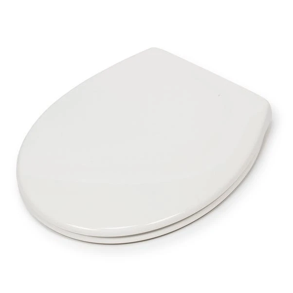 Croydex Corvo White Stick-n-Lock Oval Toilet Seat 8 Croydex Corvo White Stick-n-Lock Oval Toilet Seat - Image 6