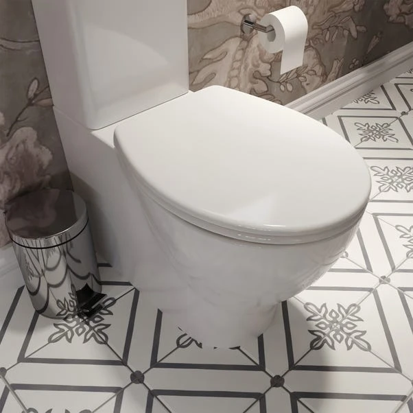 Croydex Lomond White Stick-n-Lock Oval Family Toilet Seat 3 Croydex Lomond White Stick-n-Lock Oval Family Toilet Seat