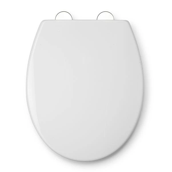 Croydex Lomond White Stick-n-Lock Oval Family Toilet Seat 4 Croydex Lomond White Stick-n-Lock Oval Family Toilet Seat - Image 2