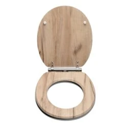 Croydex Corella Grey Oak Effect Flexi Fix Oval Toilet Seat 9 Croydex Corella Grey Oak Effect Flexi Fix Oval Toilet Seat -Home Luxe Studio 30908844 alt02