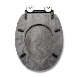 Croydex Kirkstone Grey Flexi Fix Oval Toilet Seat 14 Croydex Kirkstone Grey Flexi Fix Oval Toilet Seat -Home Luxe Studio 30908845 alt04