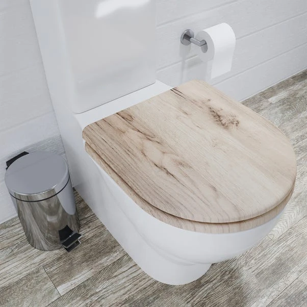 Croydex Verese Grey Oak Effect Flexi Fix D Shape Toilet Seat 3 Croydex Verese Grey Oak Effect Flexi Fix D Shape Toilet Seat