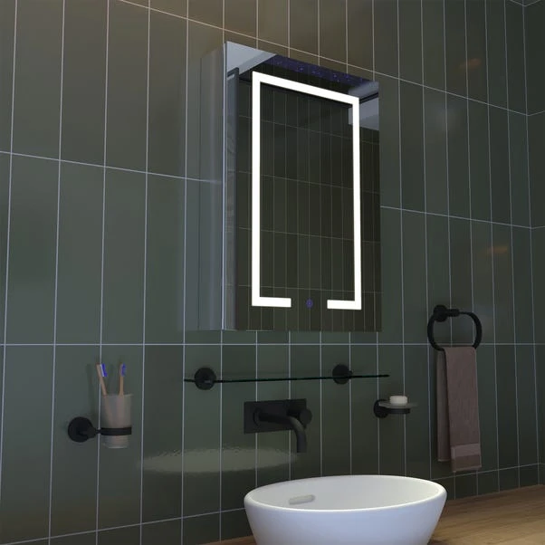 Cartlon Single Door LED Illuminated Cabinet 3 Cartlon Single Door LED Illuminated Cabinet