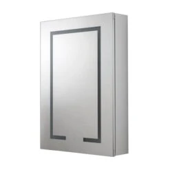 Cartlon Single Door LED Illuminated Cabinet 12 Cartlon Single Door LED Illuminated Cabinet -Home Luxe Studio 30908882 alt02
