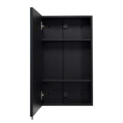 Dawley Matt Black Steel Single Door Cabinet, Matt Black 14 Dawley Matt Black Steel Single Door Cabinet, Matt Black -Home Luxe Studio 30908883 alt04