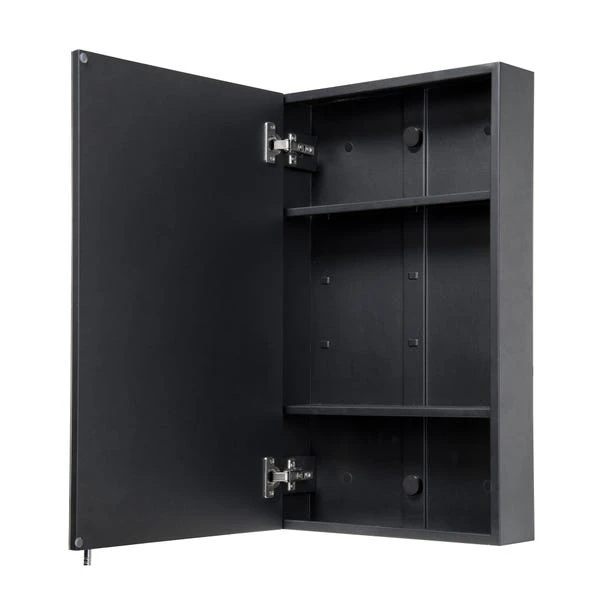 Dawley Matt Black Steel Single Door Cabinet, Matt Black 8 Dawley Matt Black Steel Single Door Cabinet, Matt Black - Image 6