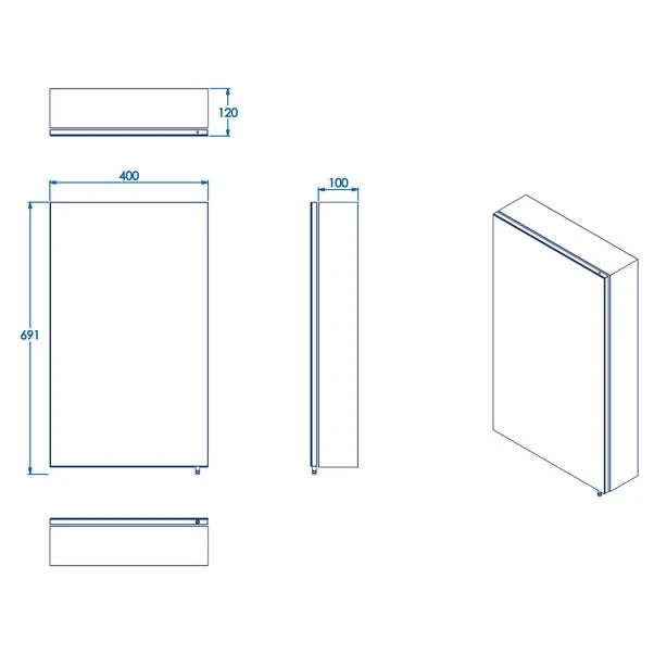 Dawley Matt Black Steel Single Door Cabinet, Matt Black 9 Dawley Matt Black Steel Single Door Cabinet, Matt Black - Image 7