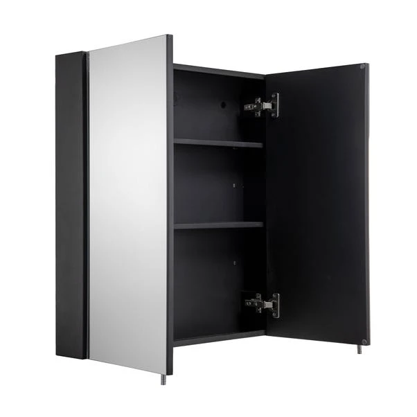 Dawley Steel Double Door Cabinet, Matt Black 6 Dawley Steel Double Door Cabinet, Matt Black - Image 4