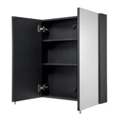 Dawley Steel Double Door Cabinet, Matt Black 15 Dawley Steel Double Door Cabinet, Matt Black -Home Luxe Studio 30908884 alt05
