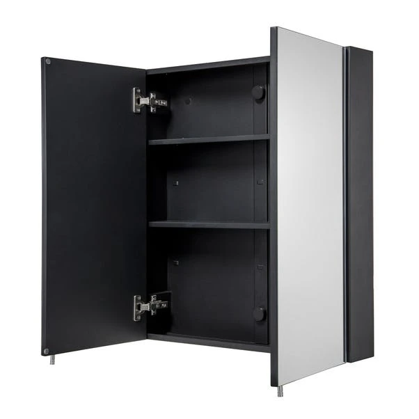 Dawley Steel Double Door Cabinet, Matt Black 8 Dawley Steel Double Door Cabinet, Matt Black - Image 6