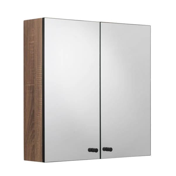 Flexi Fix Ontario Double Cabinet, Black And Teak Effect 5 Flexi Fix Ontario Double Cabinet, Black And Teak Effect - Image 3