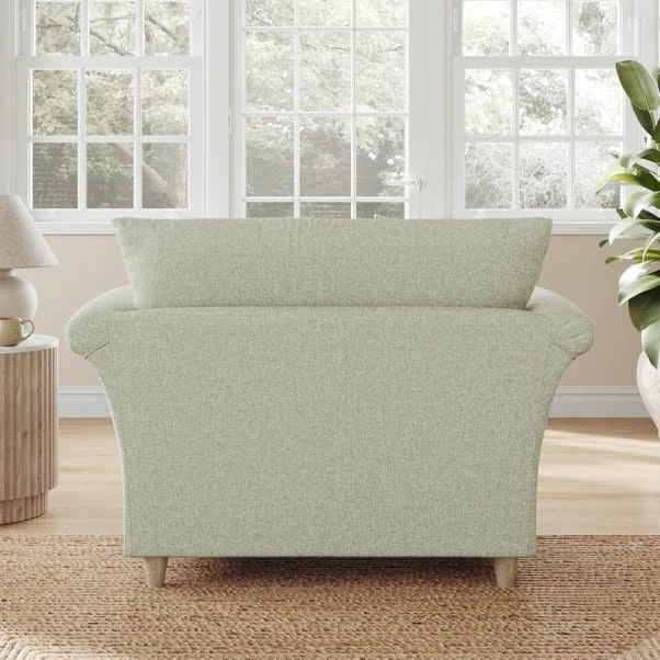 Dixie Armchair, Soft Texture Fabric 5 Dixie Armchair, Soft Texture Fabric - Image 3