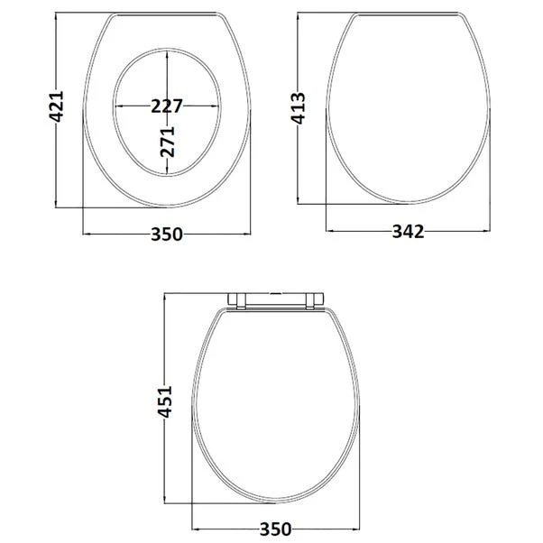 Classique Soft Close Wooden Toilet Seat 10 Classique Soft Close Wooden Toilet Seat - Image 8