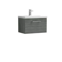 Arno Wall Mounted 1 Drawer Vanity Unit With Basin -Home Luxe Studio 30910311