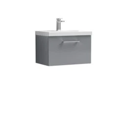 Arno Wall Mounted 1 Drawer Vanity Unit With Basin -Home Luxe Studio 30910313