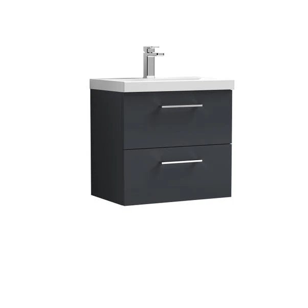 Arno Wall Mounted 2 Drawer Vanity Unit With Basin 20 Arno Wall Mounted 2 Drawer Vanity Unit With Basin - Image 18