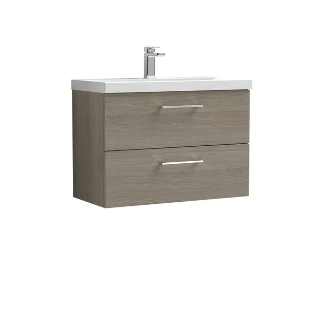 Arno Wall Mounted 2 Drawer Vanity Unit With Basin 12 Arno Wall Mounted 2 Drawer Vanity Unit With Basin - Image 10