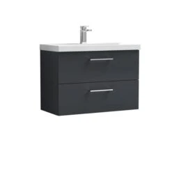 Arno Wall Mounted 2 Drawer Vanity Unit With Basin