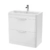 Parade Floor Standing Vanity Unit With Ceramic Basin -Home Luxe Studio 30910342