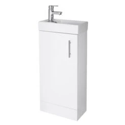Vault Floor Standing Vanity Unit With Basin -Home Luxe Studio 30910383